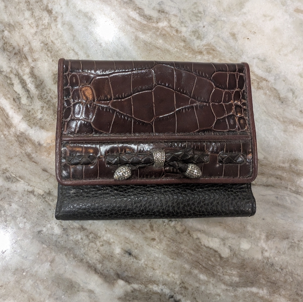 Brighton Leather Trifold Wallet